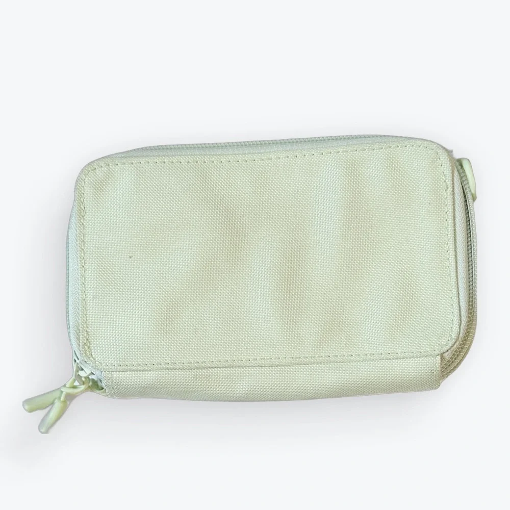 Compact Roomy Mint Green Phone Organize Vera Bradley ReActive RFID Wallet Clutch